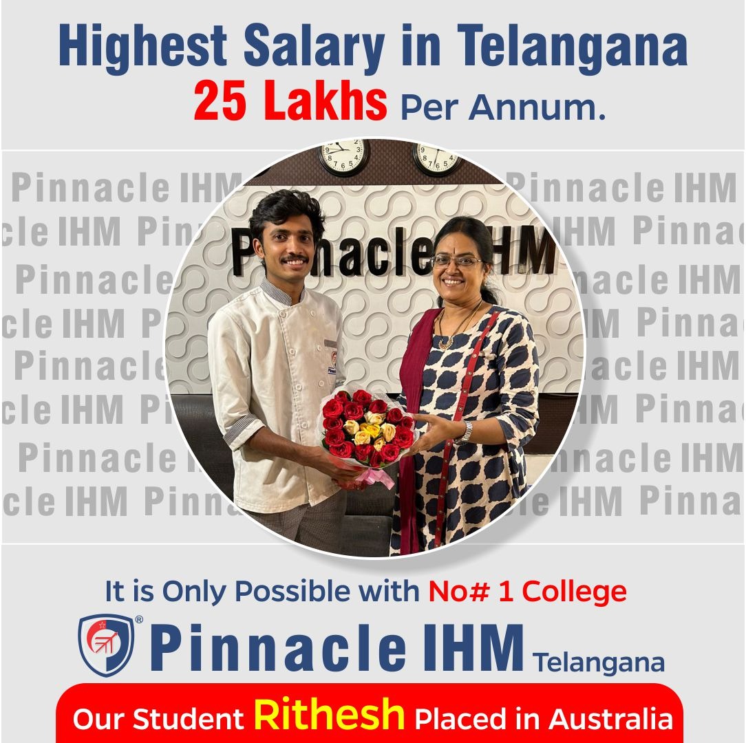 Hotel management students at Pinnacle IHM